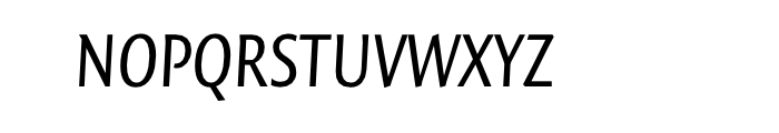 FF Quadraat Sans Offc Condensed Regular Italic Font UPPERCASE