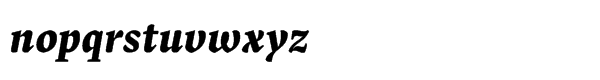 FF Spinoza Offc Std Bold Italic Font LOWERCASE