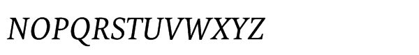 FF Tundra Std Regular Italic Font UPPERCASE