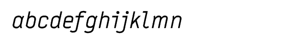 FF Typestar Regular Italic Font LOWERCASE