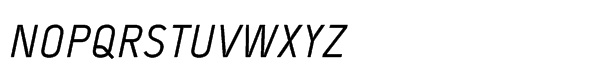 FF Typestar Std Regular Italic Font UPPERCASE