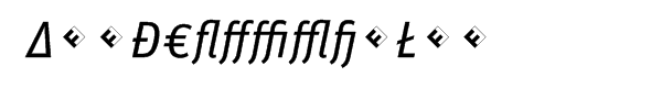 FF Unit Italic Alt Exp Font UPPERCASE