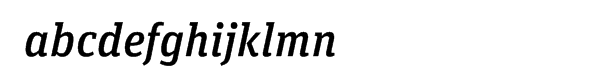 FF Unit Slab Pro Medium Italic Font LOWERCASE