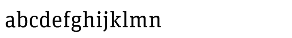 FF Unit Slab Std Regular Font LOWERCASE