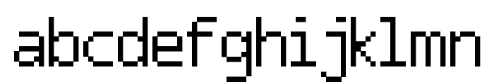 FFF Agent Condensed Font LOWERCASE