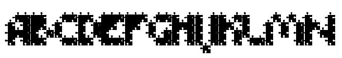 FFU Puzzle Font LOWERCASE