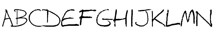 FG-pencil Font UPPERCASE