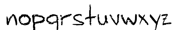 FG-pencil Font LOWERCASE