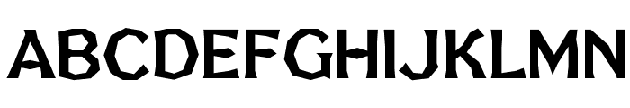 FHA Broken Gothic No1 NC Font LOWERCASE
