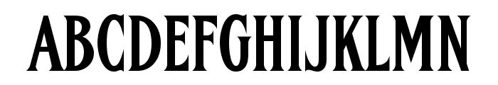 FHA Condensed French NC Font UPPERCASE