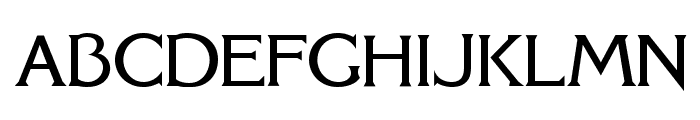 FHA Modernized Ideal ClassicNC Font UPPERCASE