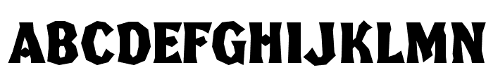 FHABrokenGothicKondNC Font UPPERCASE