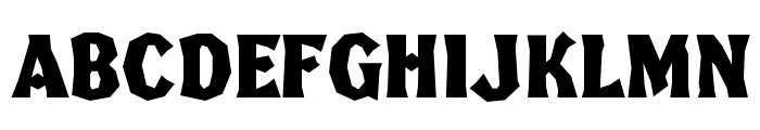 FHABrokenGothicKondNC Font LOWERCASE