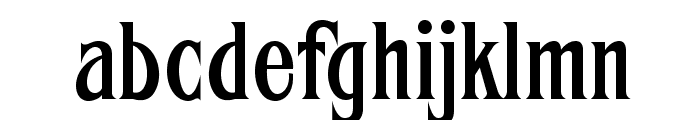 FHACondensedFrenchNC Font LOWERCASE