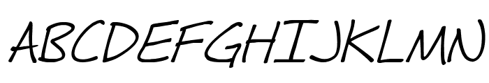 Fh_Hyperbole-Italic Font UPPERCASE