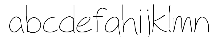 Fh_Hyperbole-Light Font LOWERCASE