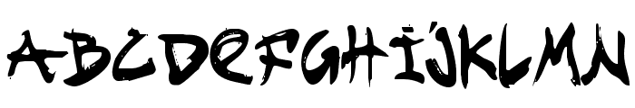 Fight Kid Condensed Font UPPERCASE