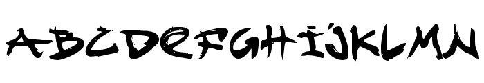 Fight Kid Font UPPERCASE