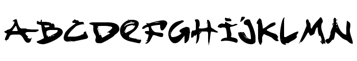 Fight Kid Font LOWERCASE