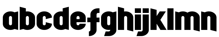 Fight Night Font LOWERCASE