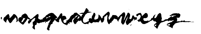 Figure writing Font LOWERCASE