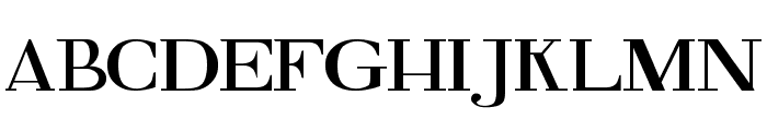 Fine Serif Font LOWERCASE