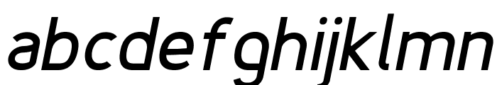 Fineness Pro Bold Italic Font LOWERCASE