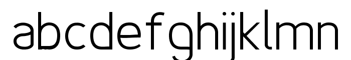 Fineness Pro Light Font LOWERCASE