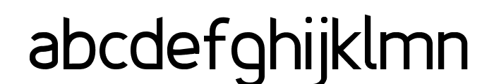 Fineness Regular Font LOWERCASE