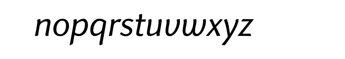 Finnegan Com Italic Font LOWERCASE