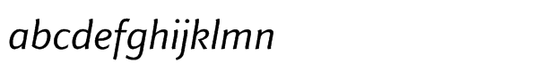 Finnegan® Com Italic Font LOWERCASE