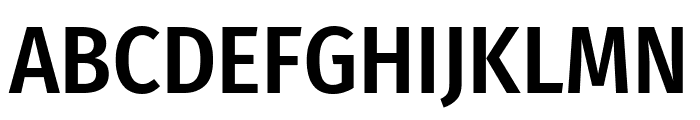 Fira Sans Condensed Medium Font UPPERCASE