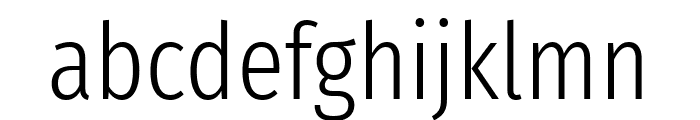 Fira Sans Extra Condensed Light Font LOWERCASE