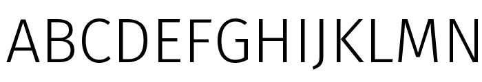 Fira Sans Light Font UPPERCASE