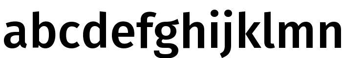 Fira Sans Medium Font LOWERCASE