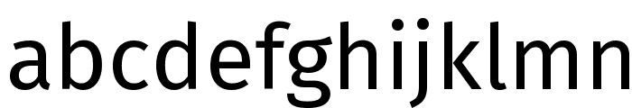 Fira Sans Font LOWERCASE