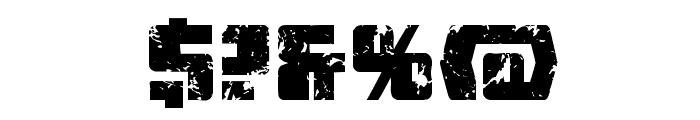 FireFight BB Font OTHER CHARS