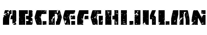 FireFight BB Font UPPERCASE