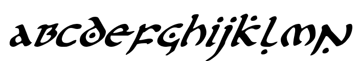 First Order Italic Font LOWERCASE