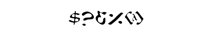 First Order Light Font OTHER CHARS