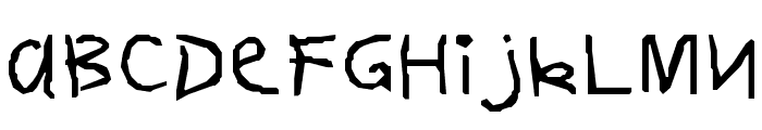 FirstGrader-Normal Font LOWERCASE
