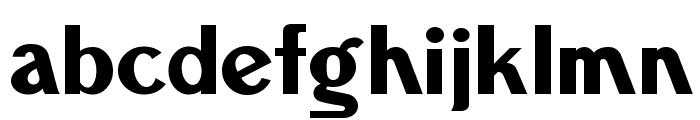 Fisher-Price Gothic Font LOWERCASE