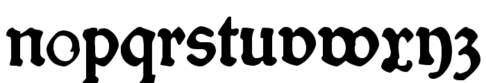 fin fraktur Font LOWERCASE