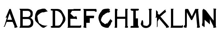 FKR ParkLife UltraBold Font UPPERCASE