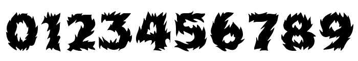Flames Font OTHER CHARS
