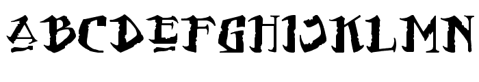 Flat-Earth-Scribe Font LOWERCASE