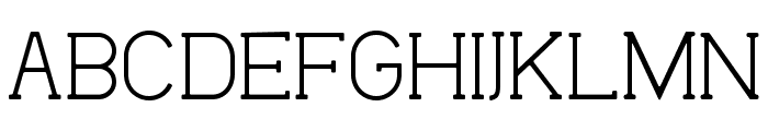 Flatform Light Font UPPERCASE