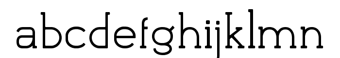 Flatform Light Font LOWERCASE