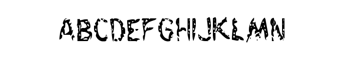 Flesh-Eating Comic Condensed Font LOWERCASE