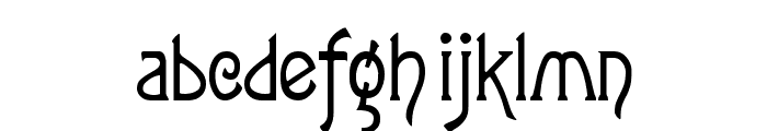 Fletcher-Gothic Font LOWERCASE